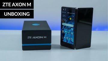 ZTE Axon M Unboxing & Setup