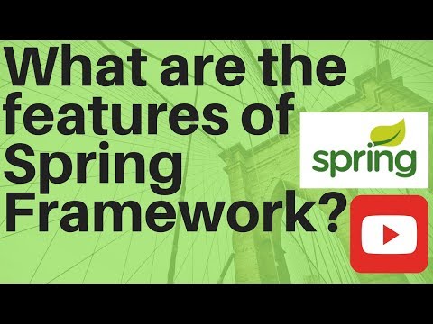 What are the features of spring framework interviewdot job portal