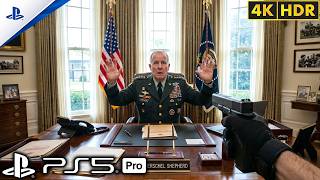 (PS5) Inside the Pentagon – The Secret Mission | Realistic Gameplay [4K60FPS] Call of Duty