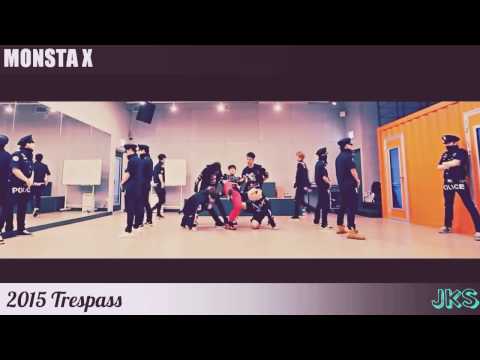 MONSTA X Dance Practice Evolution 2015 - 2016
