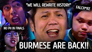 No Ph In Finals! Hyped Mirko The Burmese Are Back In The Finals After Yg Eliminates Team Falcons