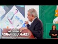 Exhibe AMLO a Adrián de la Garza, candidato a gubernatura, por supuesta tarjeta de apoyo