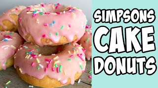 Simpsons cake donuts! recipe tutorial #shorts screenshot 5