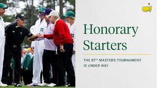 With Three Crisp Swings, the Masters Begins | Honorary Starters Ceremony