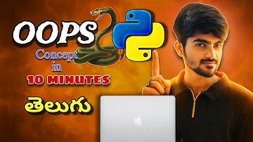 OOPs in Python🔥Explained in Telugu | Python Classes & Objects | Sanjeev_TechSkills