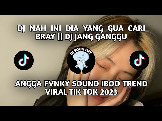 DJ NAH INI DIA YANG GUA CARI BRAY || DJ JANG GANGGU ANGGA FVNKY SOUND IBOO TREND  VIRAL TIK TOK 2023 class=