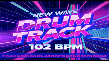 80s NEW WAVE DRUM TRACK (102 BPM) Retro Drum Beat for Synthwave & Pop
