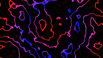 Abstract Background Video 4k VJ LOOP NEON Tunnel Gradient Blue Pink Red Satisfying Screensaver