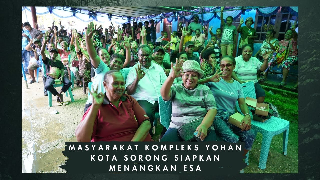 Masyarakat Malanu Kota Sorong Siap Menangkan Pasangan ESA