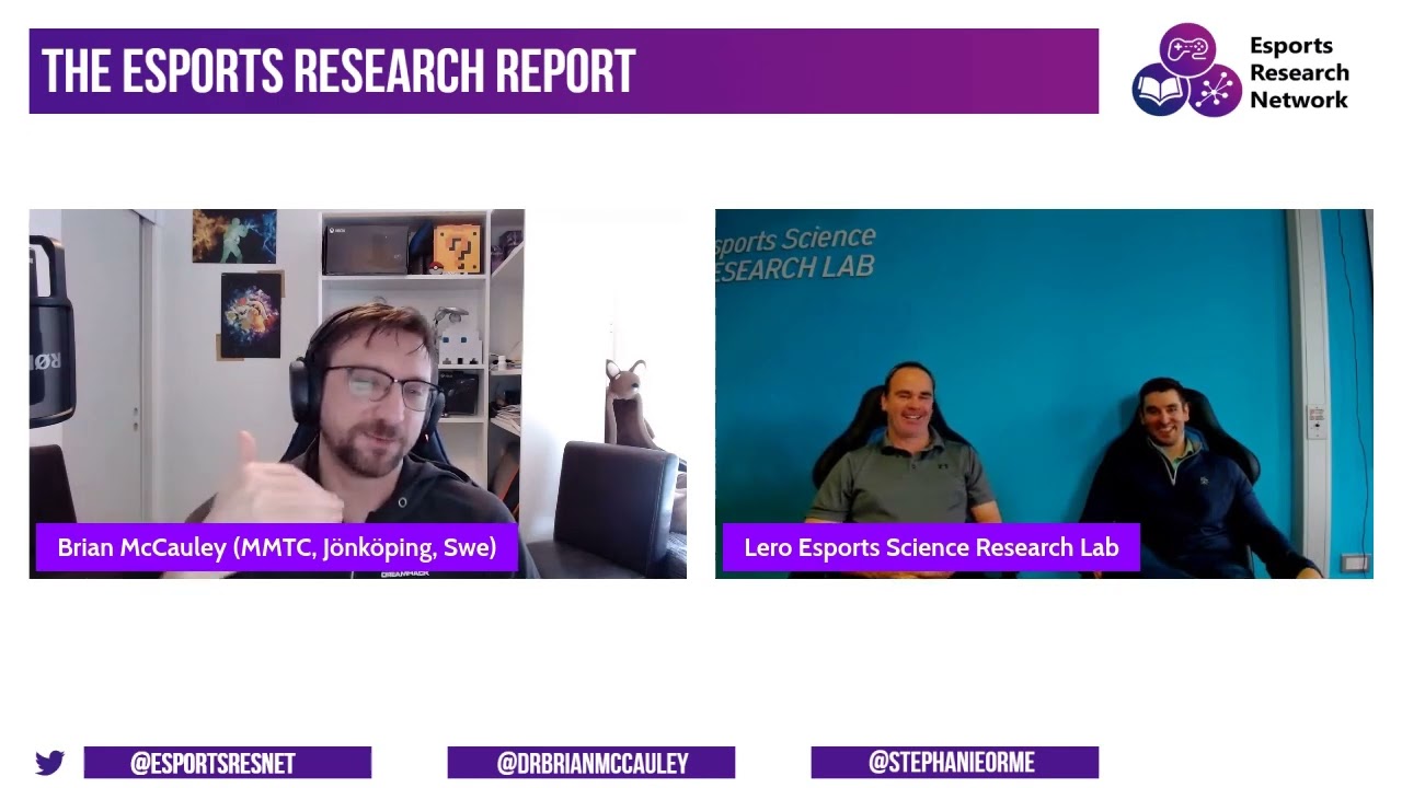Gaming for Mental Health & 'Electric' Esports Performance. Mark Campbell & Adam Toth at the Lero Lab