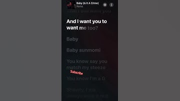 Thumbnail of rema - baby lyrics #lyrics lyrics #shorts