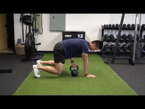 Bear Plank KB Pull Through