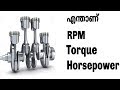 What is RPM, Torque and Horsepower | Malayalam Videos | Informative Engineer |