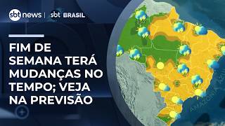 Weather forecast: weekend to bring heat wave and rain to the South | #SBTBrasil