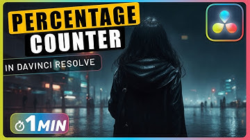 How to Create a DYNAMIC PROGRESS PERCENTAGE Counter in Davinci Resolve