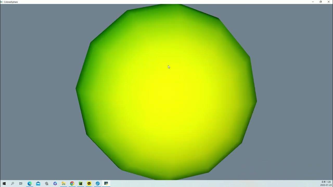 VTK Python Example - ColoredSphere - YouTube