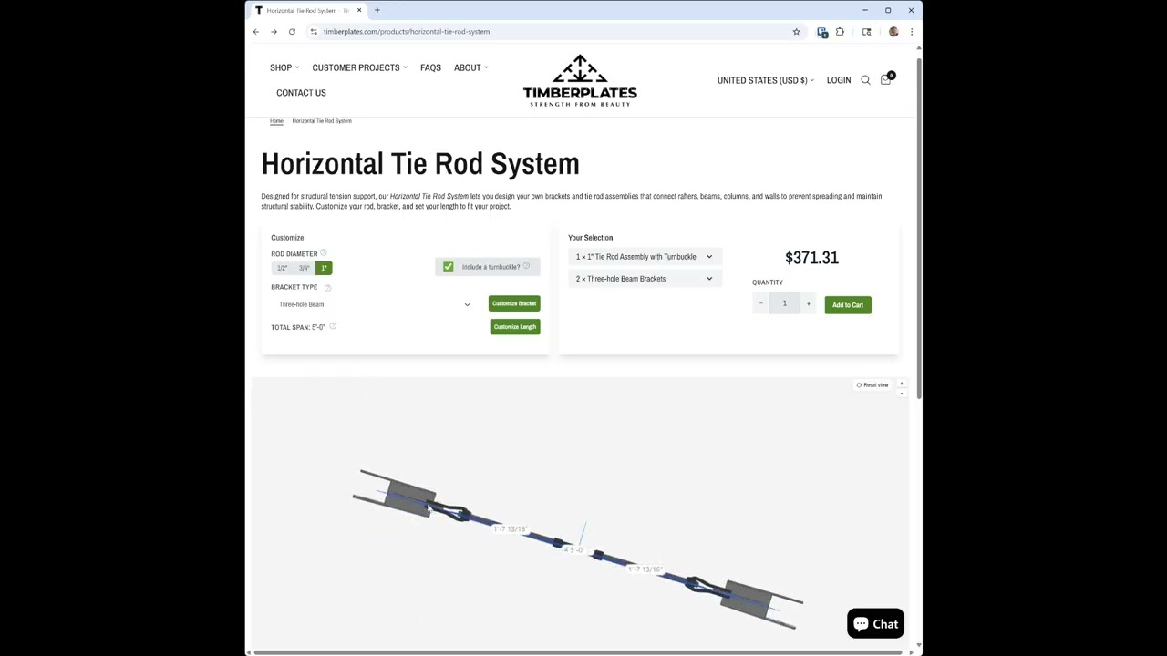 Choosing a Tie Rod Diameter