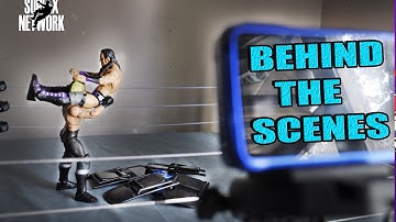 WWE STOP MOTION BEHIND THE SCENES - Sit out Powerbomb