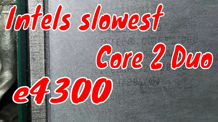 超頻 Core 2 Duo E4300 1.8GHz！敲到3.1GHz的反應速度究竟如何？