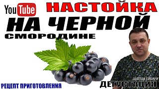 Настойка на черной смородине! Рецепт приготовления! Дегустация!