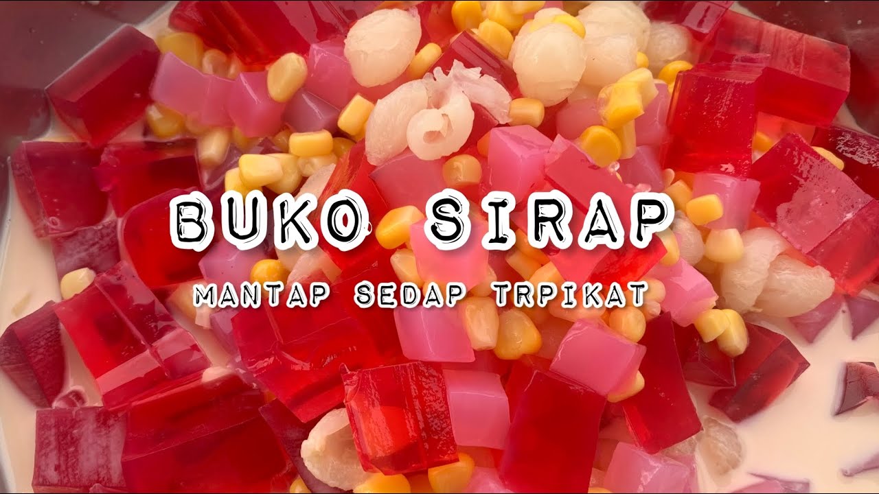 Menu Rumah Terbuka Raya 2022 - BUKO SIRAP OR STRAWBERRY - Mudah Disediakan