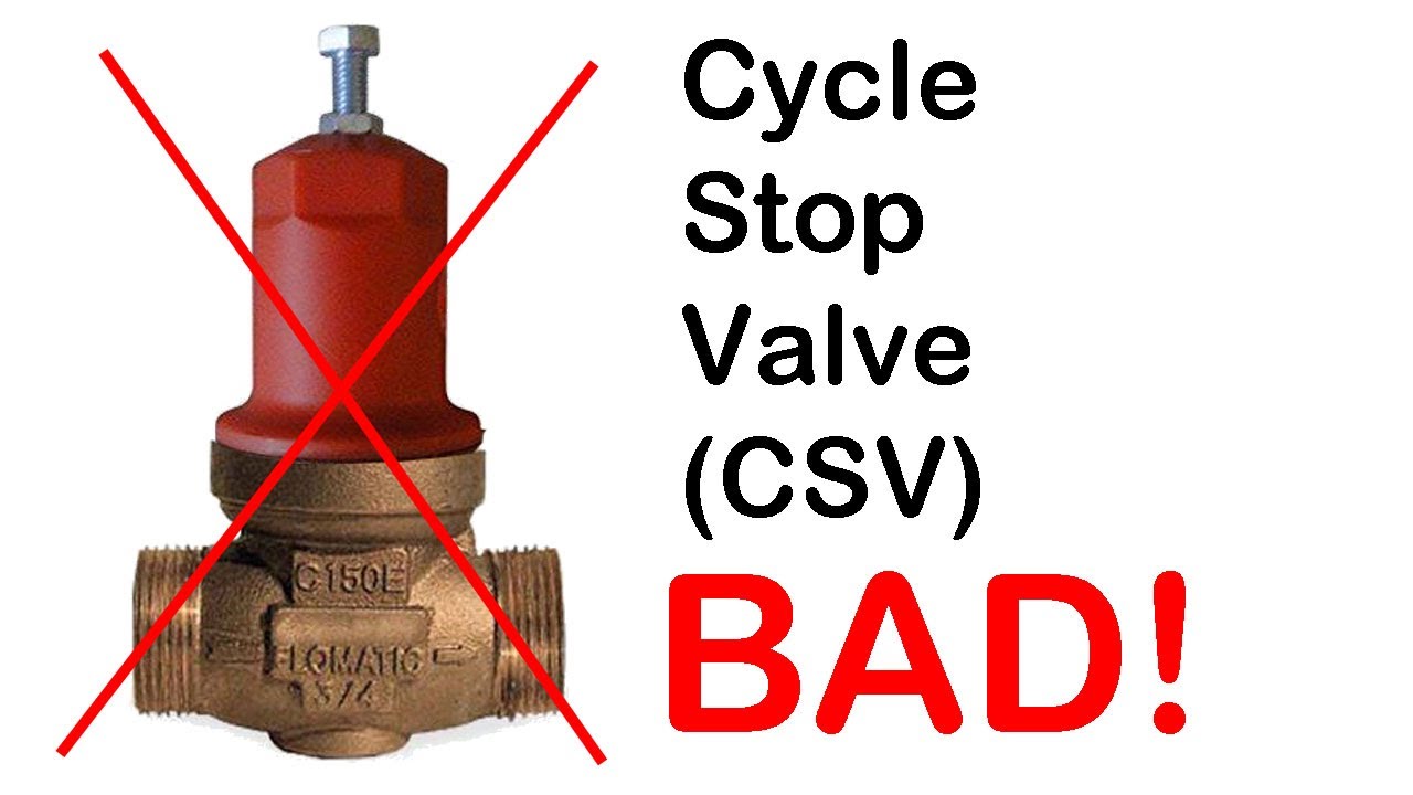 Cycle Stop Valves ARE BAD for pressure tank systems! Pros and cons of CSVs – few pros, many CONS!