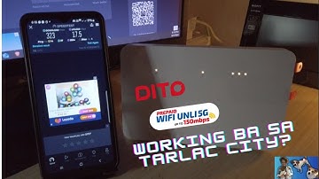 DITO Home Prepaid Wifi 5G Unboxing/Speed test at Working ba sa (Tarlac City)
