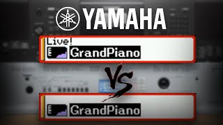 Live Grand Piano Vs. Grand Piano Yamaha Piano Voice Comparison