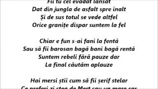 R.A.C.L.A. feat Lora - Sub stele  Versuri (Lyrics)