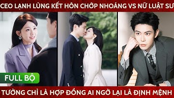 CEO lạnh lùng kết hôn chớp nhoáng vs nữ luật sư, tưởng chỉ là hợp đồng ai ngờ lại là duyên trời định