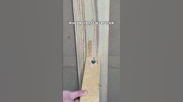Woodworker Clever Trick #skills #diy #hacks #tools