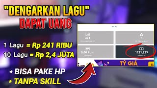 DAPAT UANG $1,121 DARI DENGERIN MUSIK, 1 Lagu 241 Ribu - Cara Dapat Uang Dari Internet