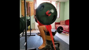 Return of the speed squats: dynamic effort, box squat, bands & chains #conjugatemethod