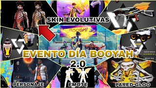 ✅ YA SALIÓ GRAN EVENTO DE PREMIOS GRATIS DÍA BOOYAH 2.0 FREE FIRE *SKIN EVOLUTIVA Y UMP EVOLUTIVA*