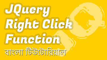 Mouse Right-click in jquery | How to get right-click in jquery | EP 11