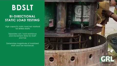Bi-Directional Static Load Testing with Pressurized Load Cell