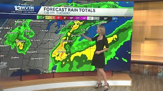Tropical Storm Debby made landfall for a second time in South Carolina