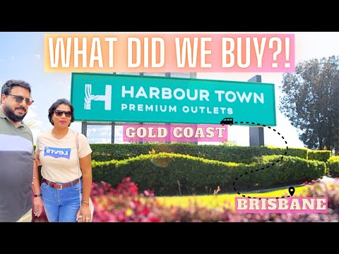 Harbour Town Premium Outlets| Branded Items|Australia |A trip from Brisbane to Gold Coast|Eng Sub