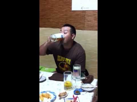ビール一気inもぉりもぉり徳之島
