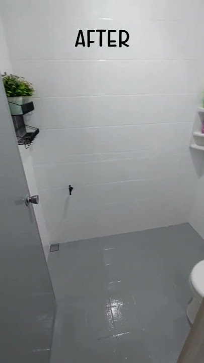 Makeover kamar mandi pakai cat epoxy #epoxy #makeoverkamarmandi