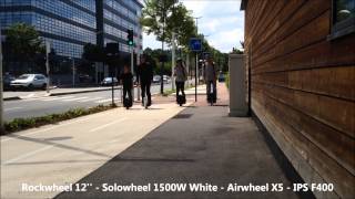 Solowheel and others wheels Race