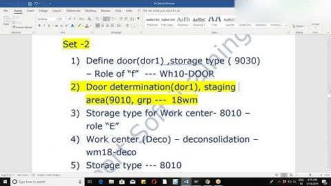 EWM Training S4HANA class 14 POSC and Decon complex inbound put away process and config step 3