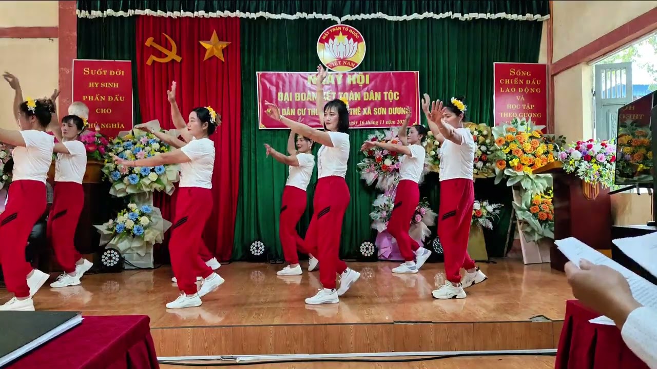 XIN CHÀO 34 TỈNH THÀNH - Nhảy - Hội phụ nữ - Đại đoàn kết toàn dân tộc - Khuôn Thê