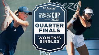 Brooke Buckner v Samantha Parker at the Fasenra Virginia Beach Cup presented by Joola