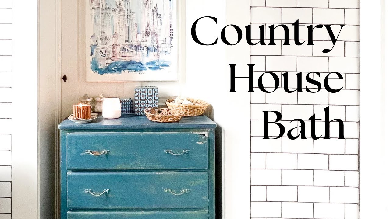 Charming Country House Bathroom Elements | Rustic Luxe Bathroom Without Breaking the Bank