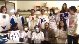 Camisetas solidarias para subastar en beneficio de @downcoruna1646