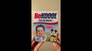 BEKOOOL Immediate Cooling Fever Reducing Soft Gel Sheets for Kids screenshot 4