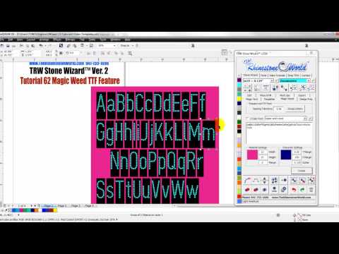 Tutorial 62 Magic Weed TTF Feature TRW Stone Wizard™ 2.0 The Rhinestone World