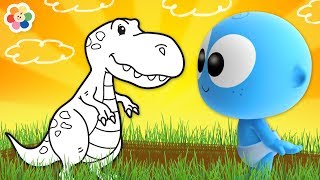 Dinosaurs for Kids | Learn and Color with GooGoo Baby screenshot 1