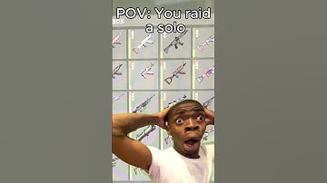POV：You raid a solo  #meme #funny #capcut #pov #op  #rust #memes